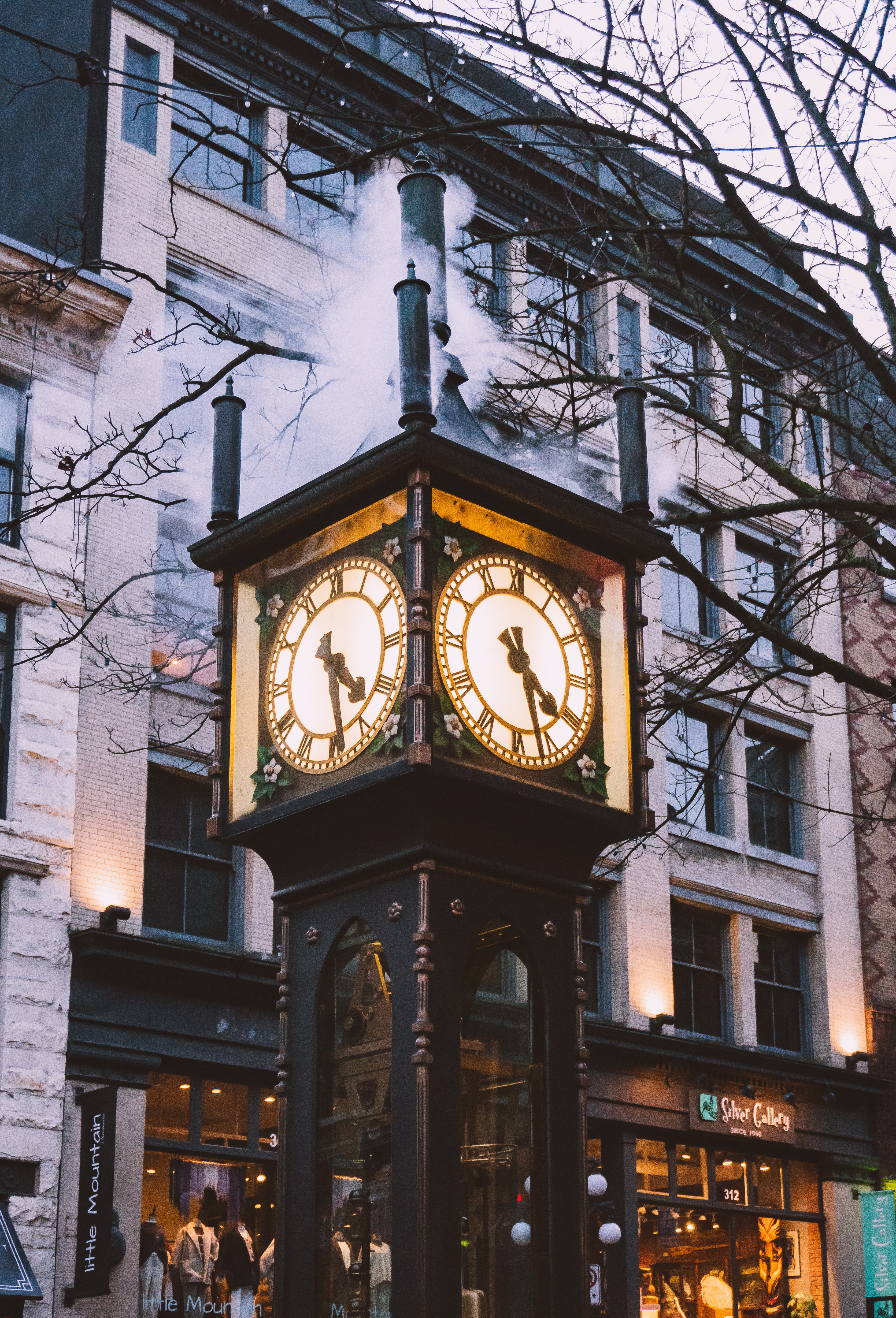 Gastown and Steam clock Vancouver